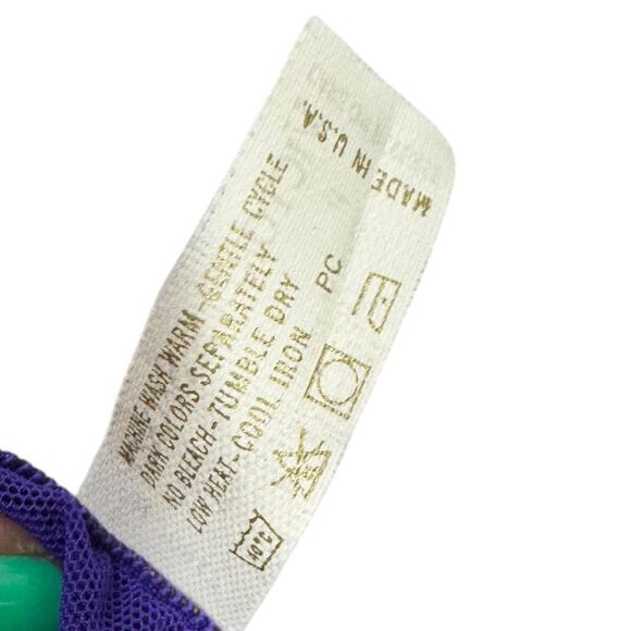 Vintage Victoria's Secret Purple Lace Teddy P XS Sheer High Cut Leg Bodysuit - Picture 7 of 7